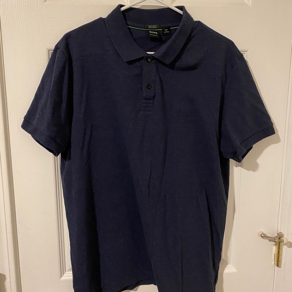 Hugo Boss Polo Shirt - Navy XL